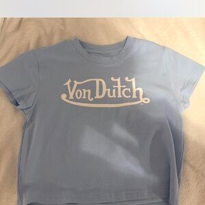 Von Dutch Light Blue Top